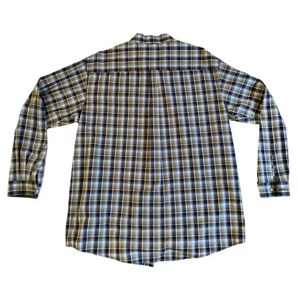 Cinch Shirt Button-Down Men’s XXLarge Long Sleeve Western Plaid Big and Tall - Picture 2 of 7